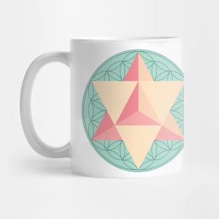 Merkaba with Flower of Life Mug